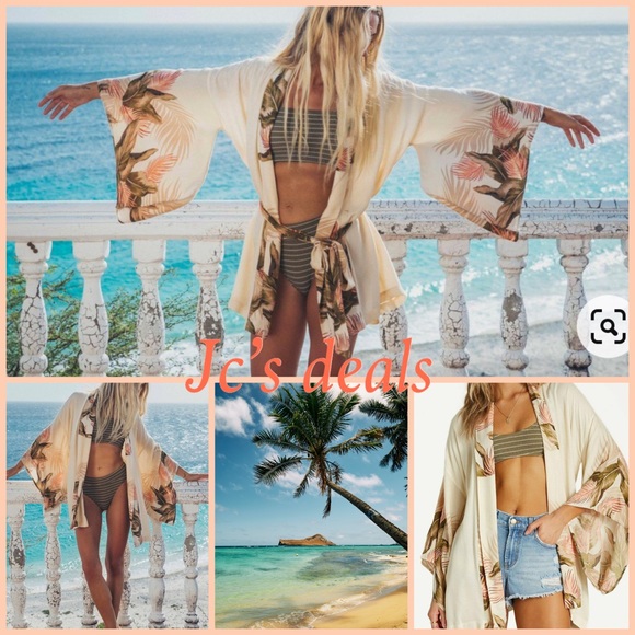 ๐บ billabong ko ko mo kimono floral ๐บ